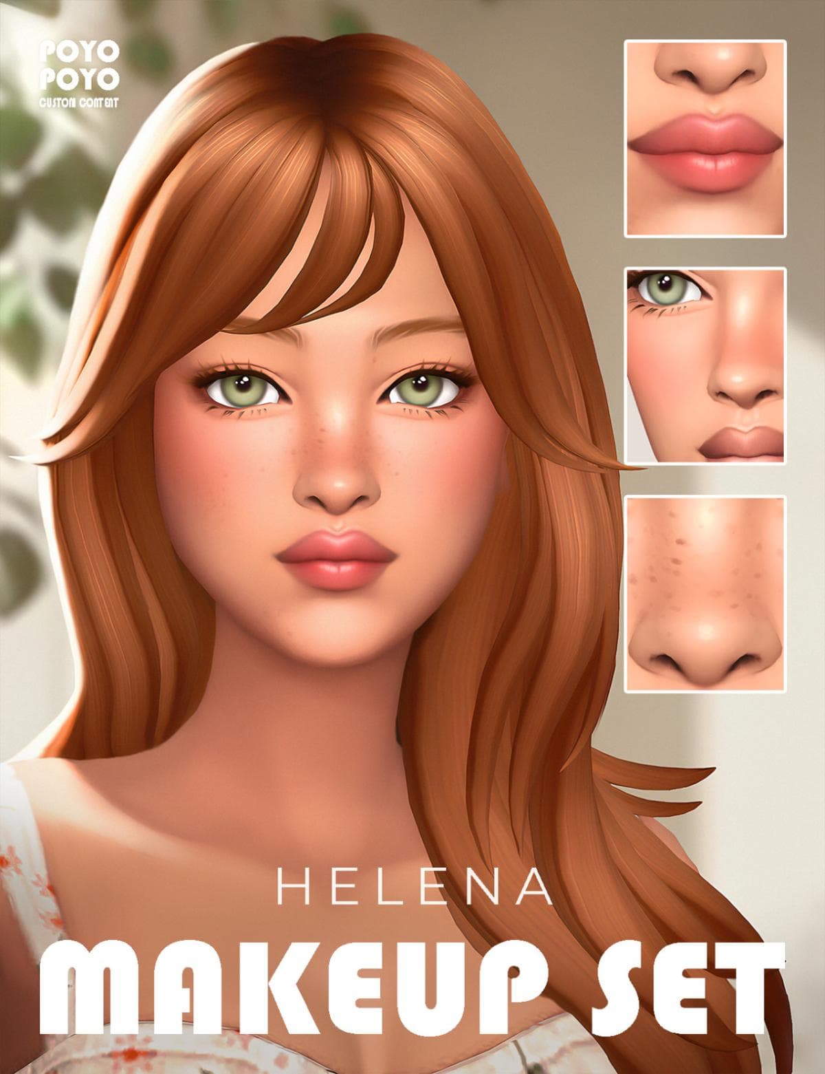 Скриншот мода Сет для макияжа Helena makeup set